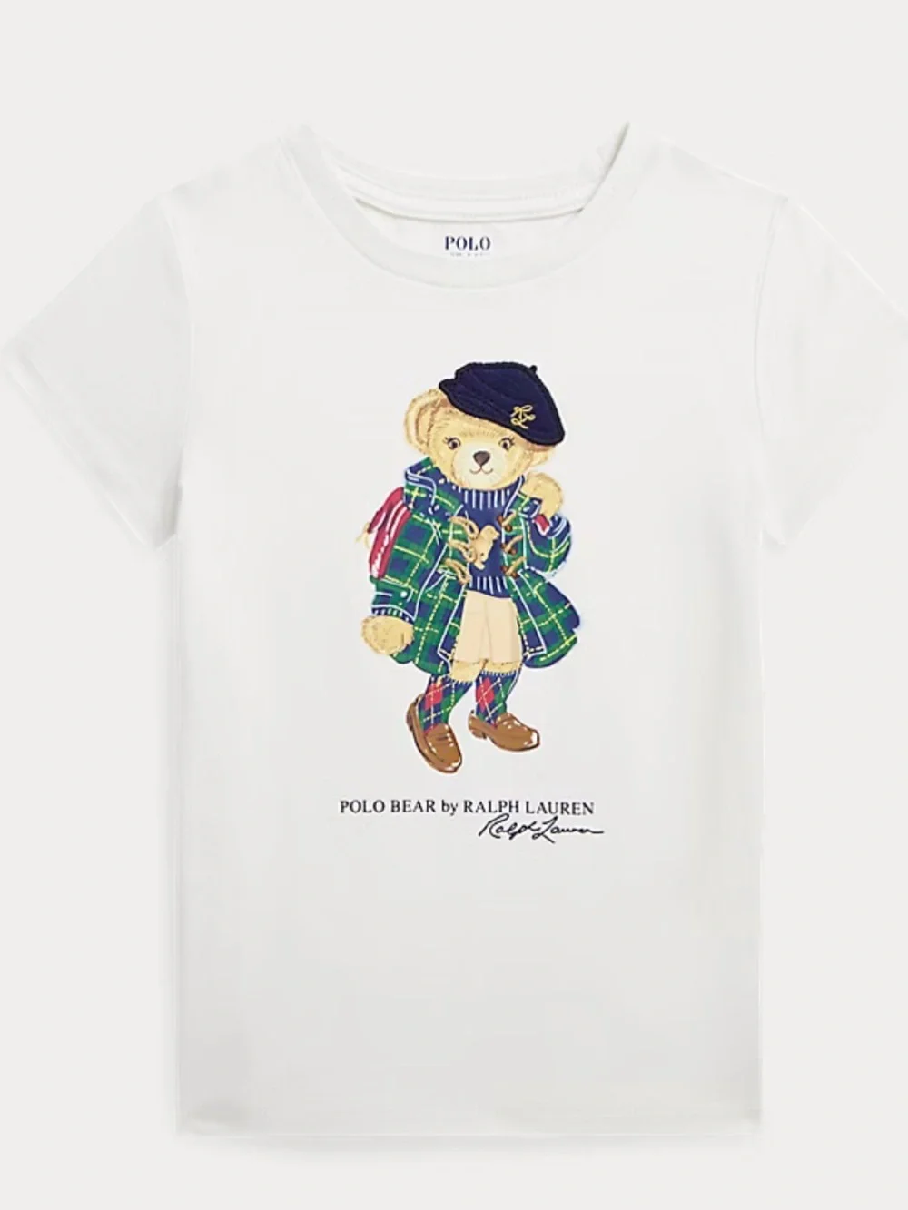 Ralph Lauren Polo Bear Graphic Tee Girl size S